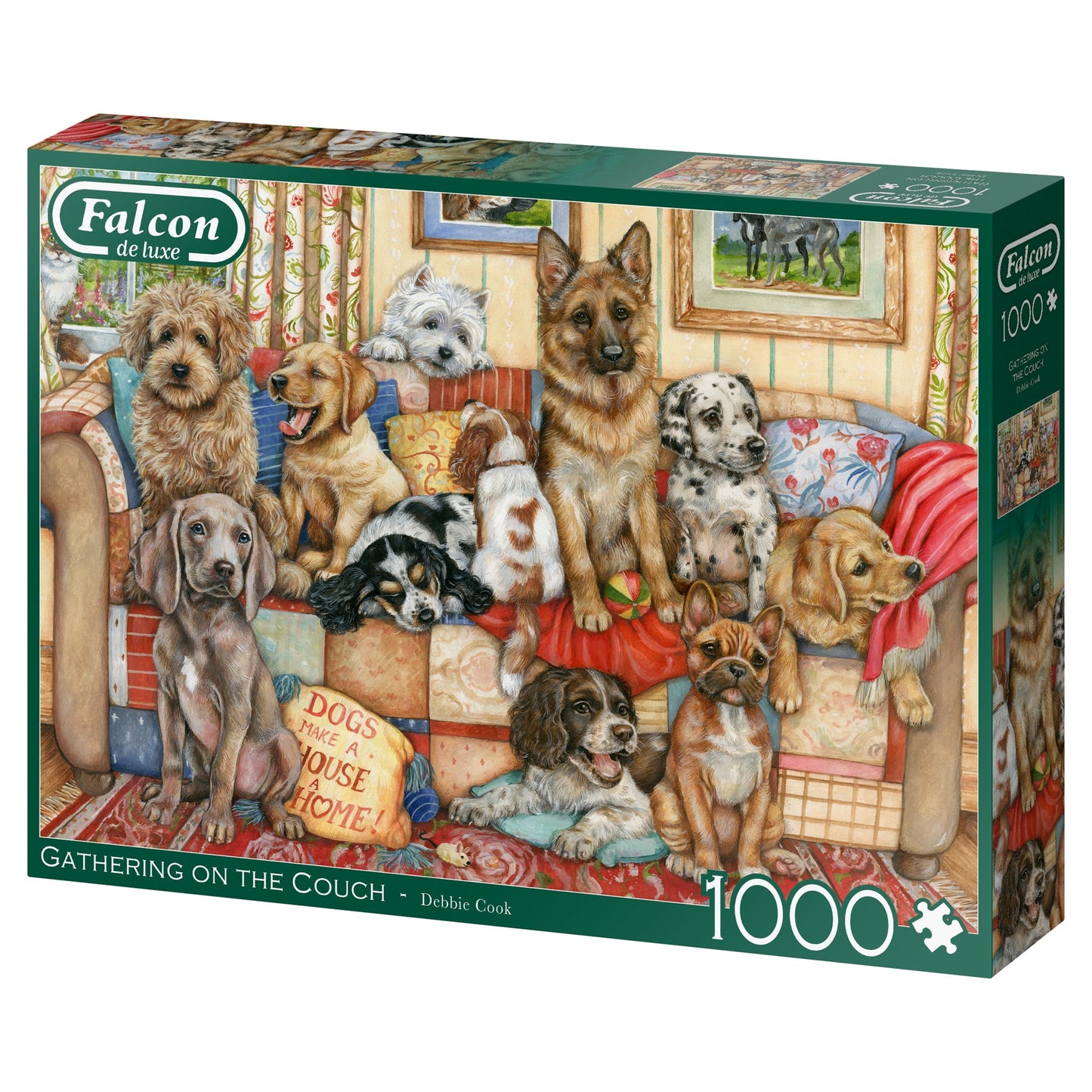 Falcon - Gathering on the Couch (1000 pieces) - product image - Jumboplay.com