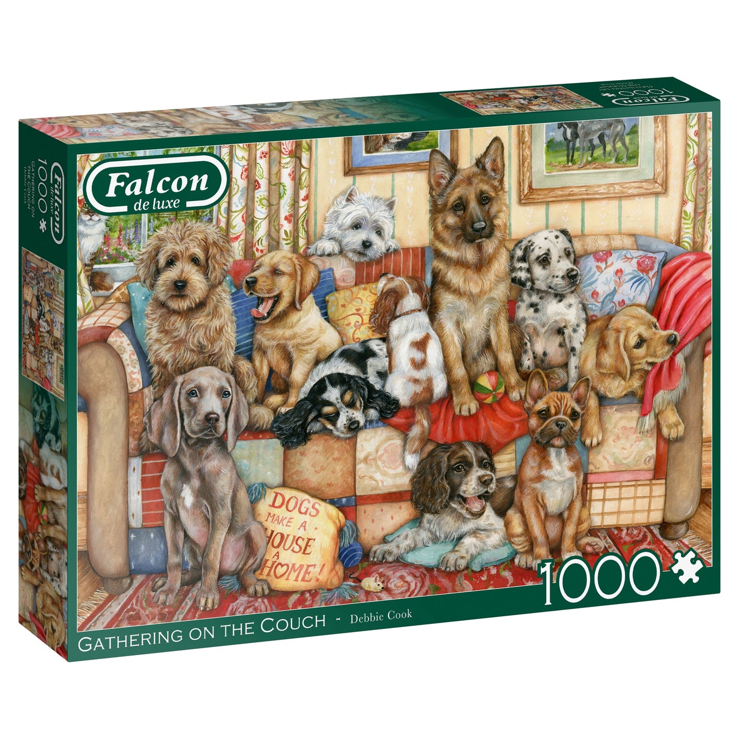 Falcon - Gathering on the Couch (1000 pieces) - product image - Jumboplay.com