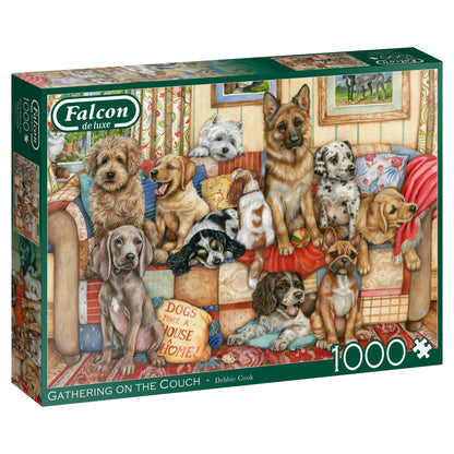 Falcon - Gathering on the Couch (1000 pieces) - product image - Jumboplay.com