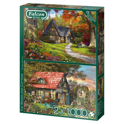 Falcon - The Woodland Cottage (2x1000 pieces) - product image - Jumboplay.com