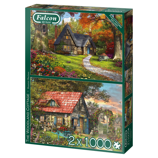 Falcon - The Woodland Cottage (2x1000 pieces) - product image - Jumboplay.com