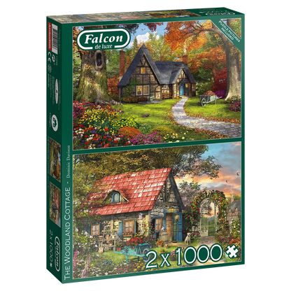 Falcon - The Woodland Cottage (2x1000 pieces) - product image - Jumboplay.com
