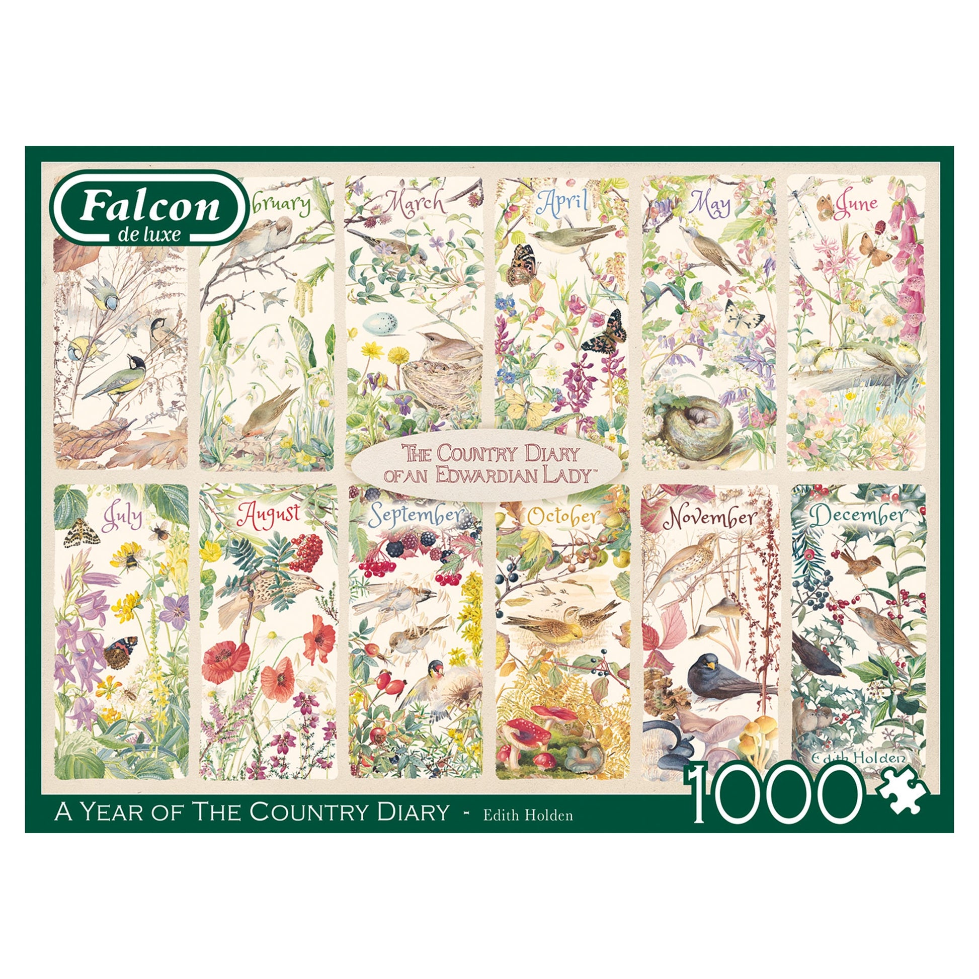 Falcon - A Year of The Country Diary (1000 pieces) - product image - Jumboplay.com
