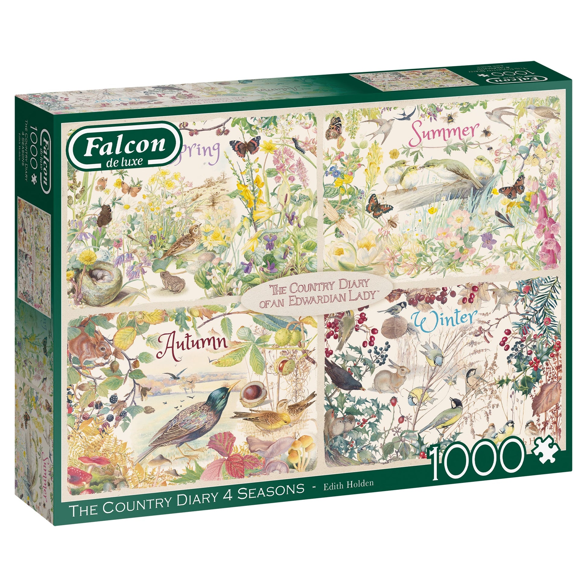 Falcon - The Country Diary 4 Seasons (1000 pieces) - product image - Jumboplay.com