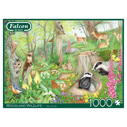 Falcon - Woodland Wildlife (1000 pieces) - product image - Jumboplay.com