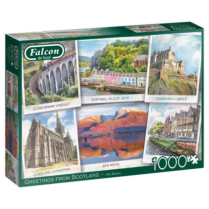 Falcon - Greetings from Scotland (1000 pieces) - product image - Jumboplay.com