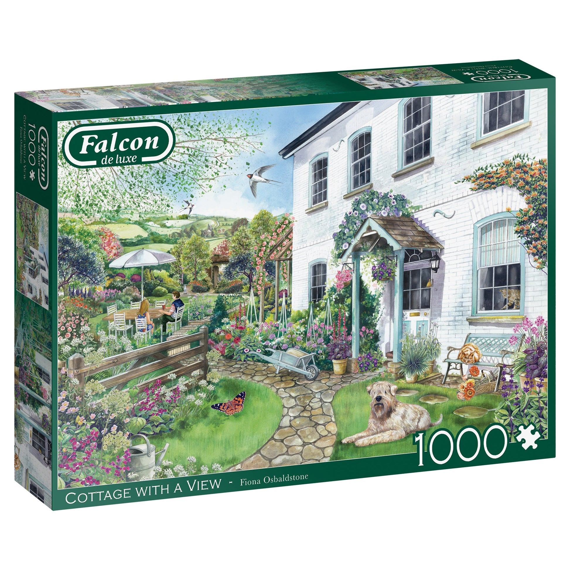 Falcon - Cottage with a View (1000 pieces) - product image - Jumboplay.com