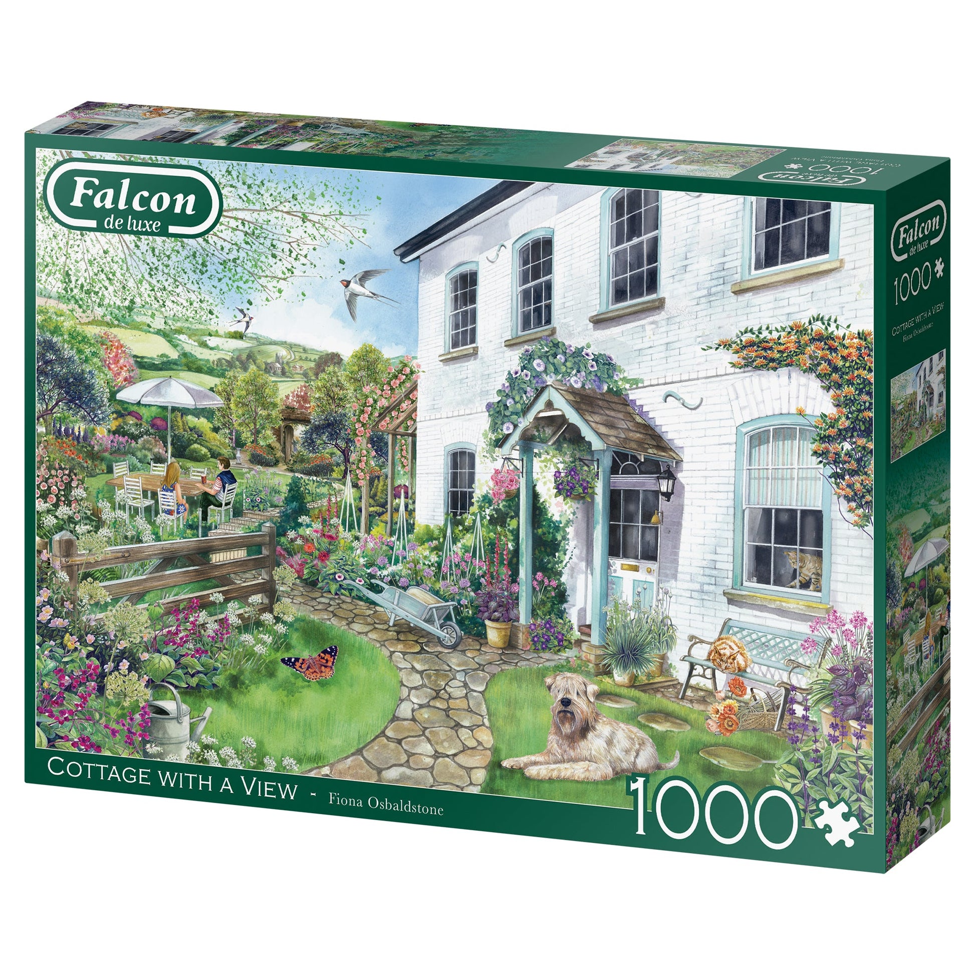 Falcon - Cottage with a View (1000 pieces) - product image - Jumboplay.com