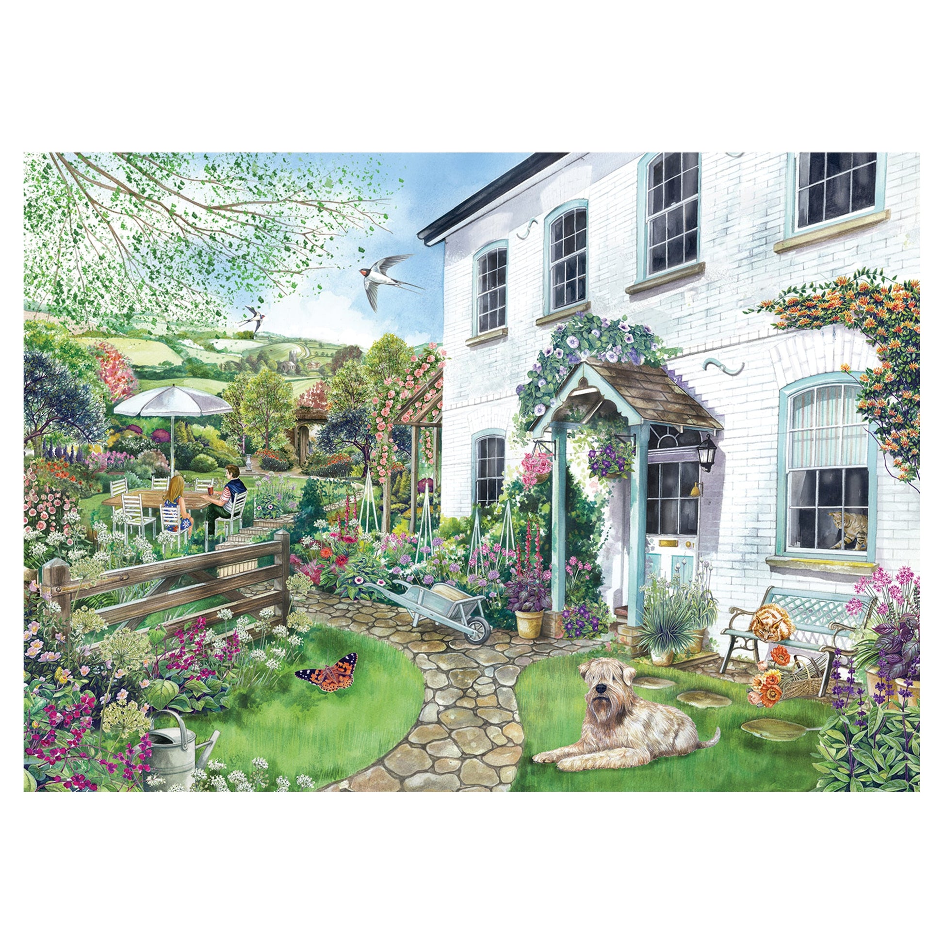 Falcon - Cottage with a View (1000 pieces) - product image - Jumboplay.com