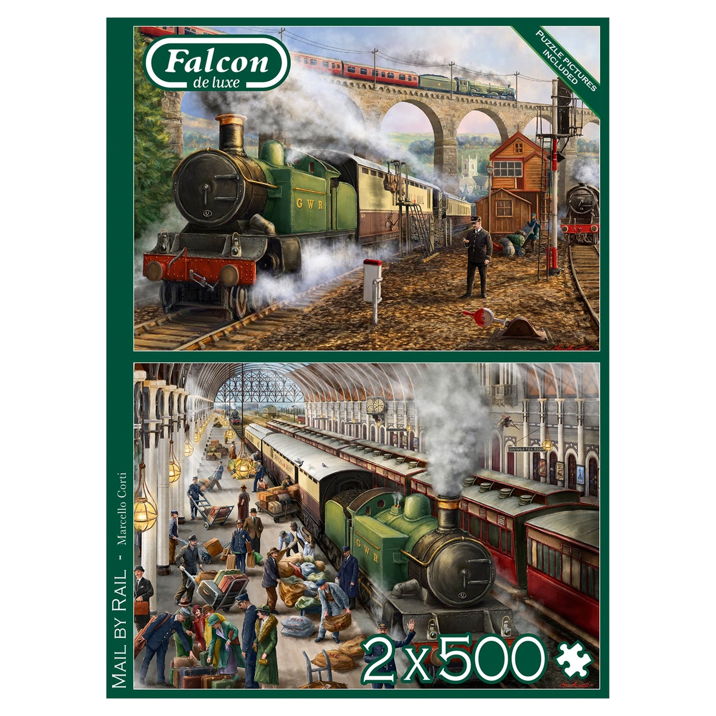 Falcon - Mail by Rail (2x500 pieces) - product image - Jumboplay.com