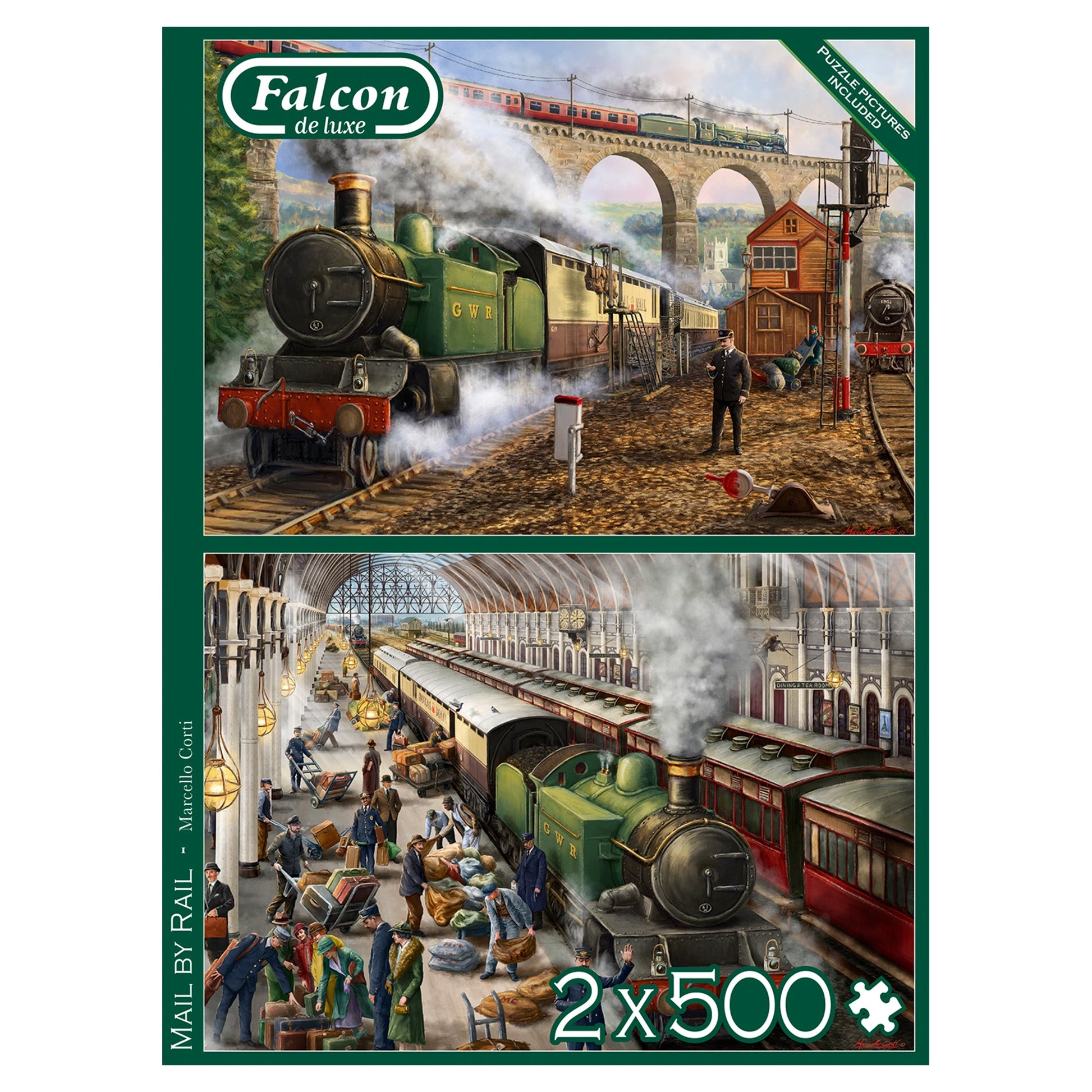 Falcon - Mail by Rail (2x500 pieces) - product image - Jumboplay.com