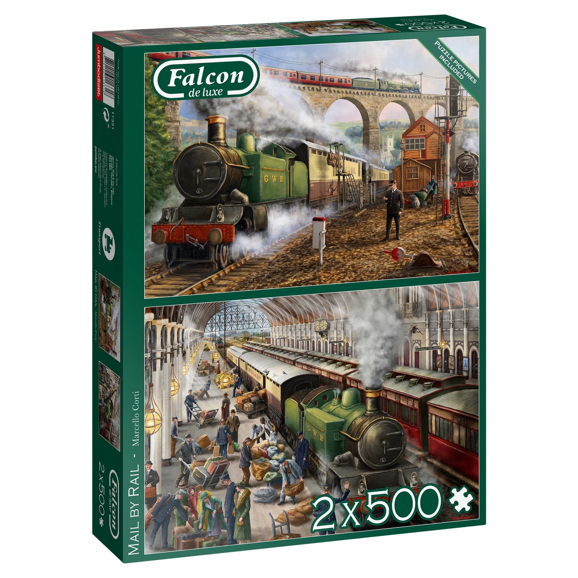 Falcon - Mail by Rail (2x500 pieces) - product image - Jumboplay.com