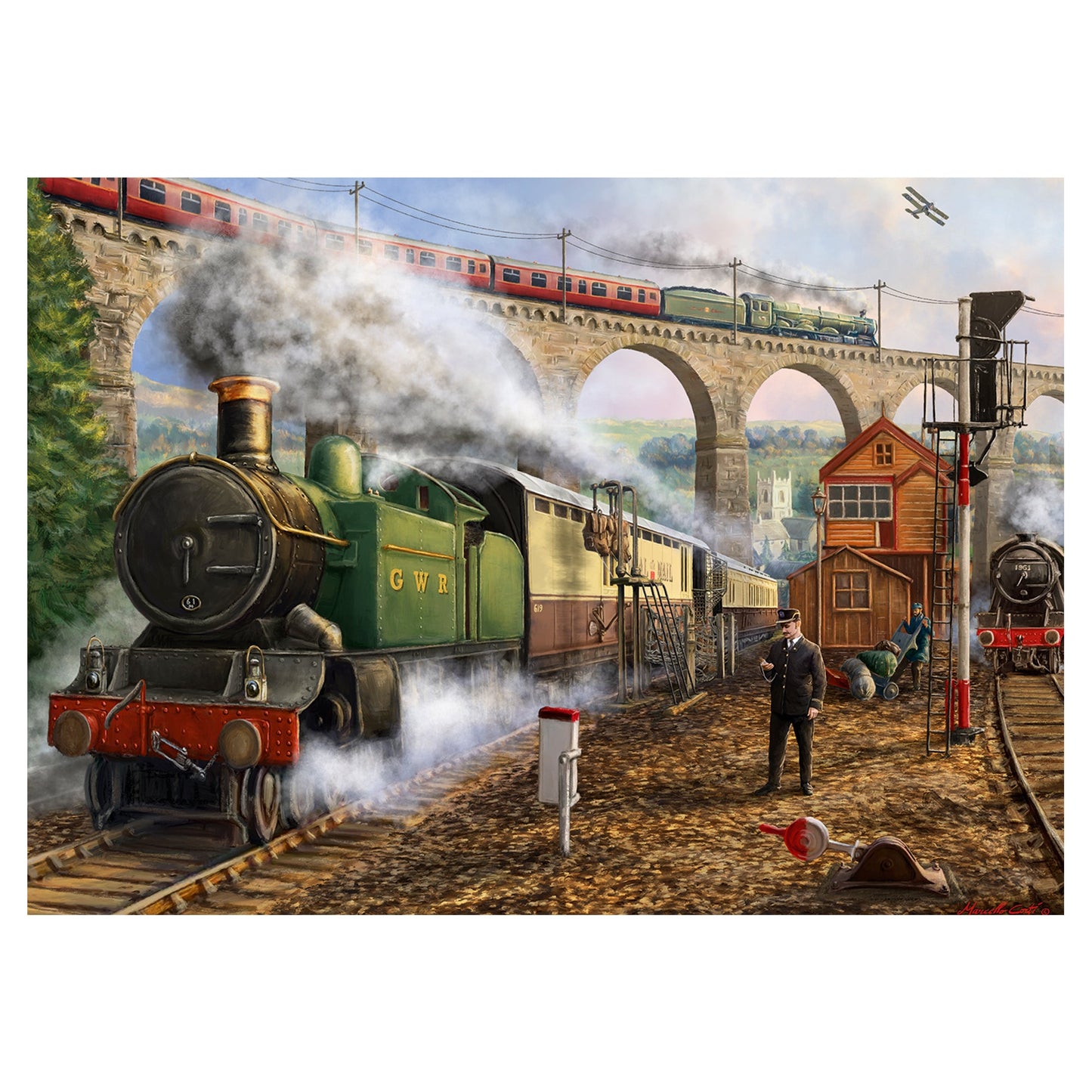 Falcon - Mail by Rail (2x500 pieces) - product image - Jumboplay.com