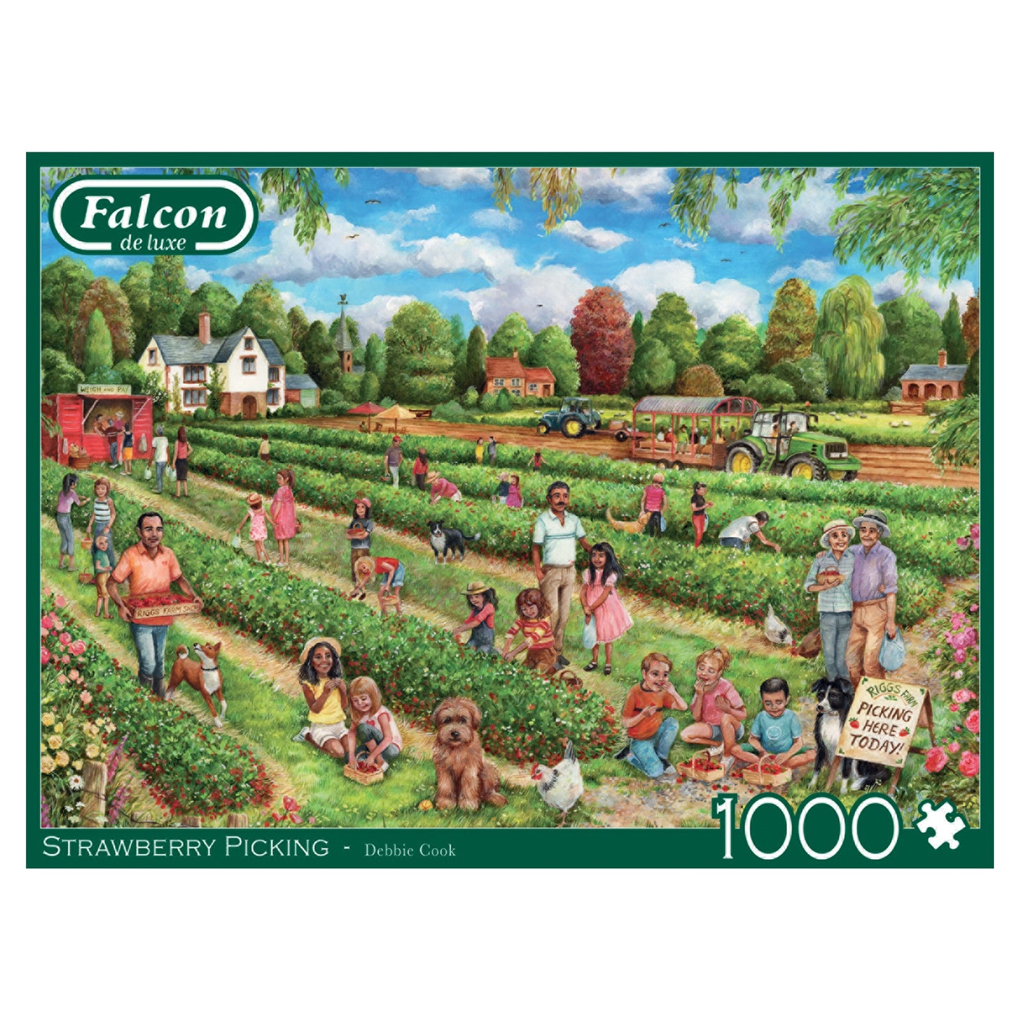 Falcon - Strawberry Picking (1000 pieces) - product image - Jumboplay.com