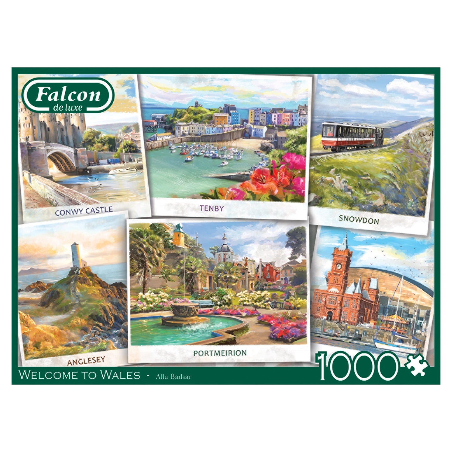Falcon - Welcome to Wales (1000 pieces) - product image - Jumboplay.com