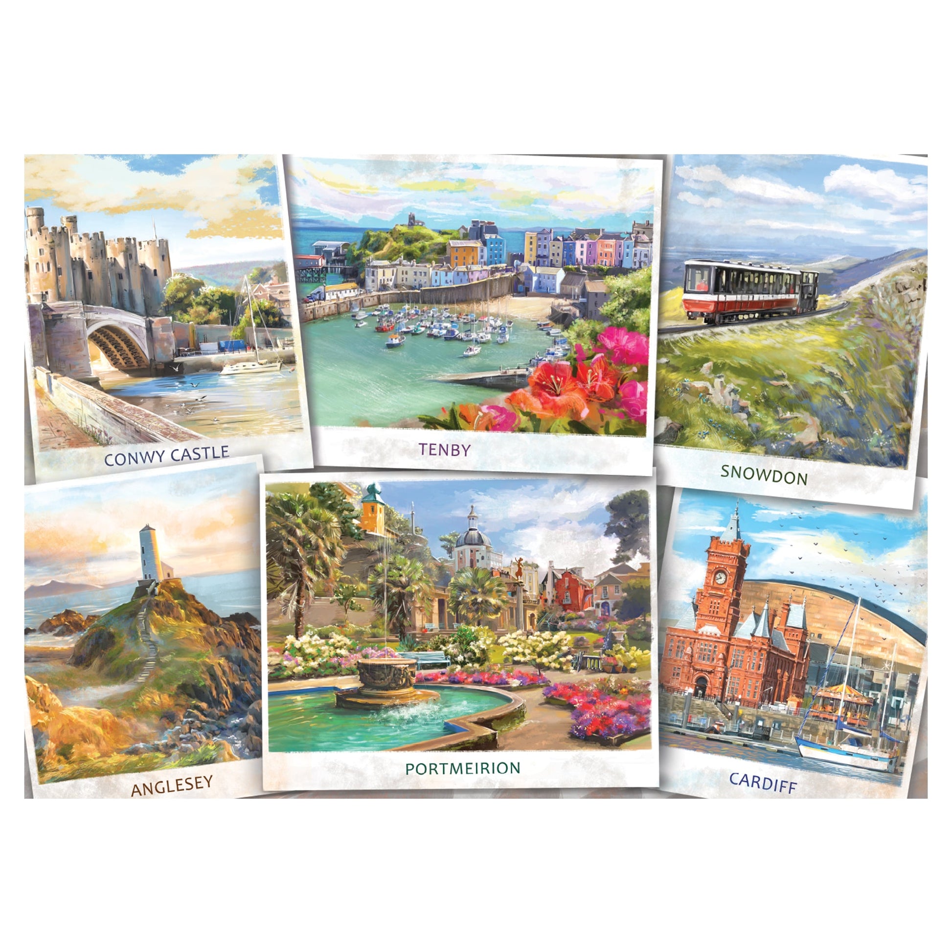 Falcon - Welcome to Wales (1000 pieces) - product image - Jumboplay.com