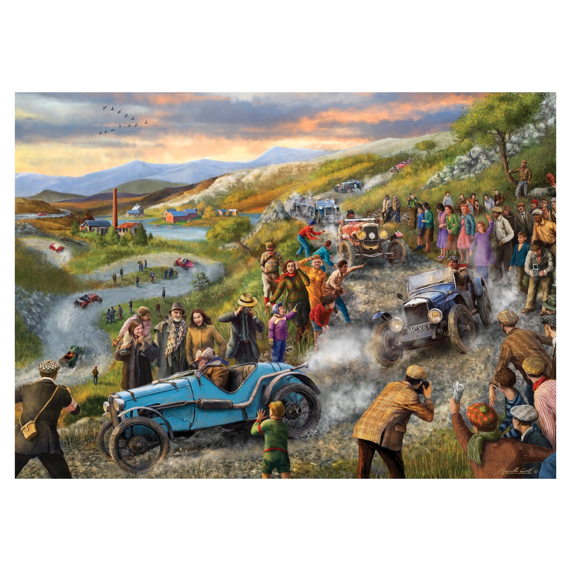 Falcon Vintage Car Rally 1000pcs - product image - Jumboplay.com