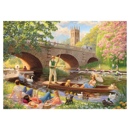 Falcon Boating on the River 1000pcs - product image - Jumboplay.com