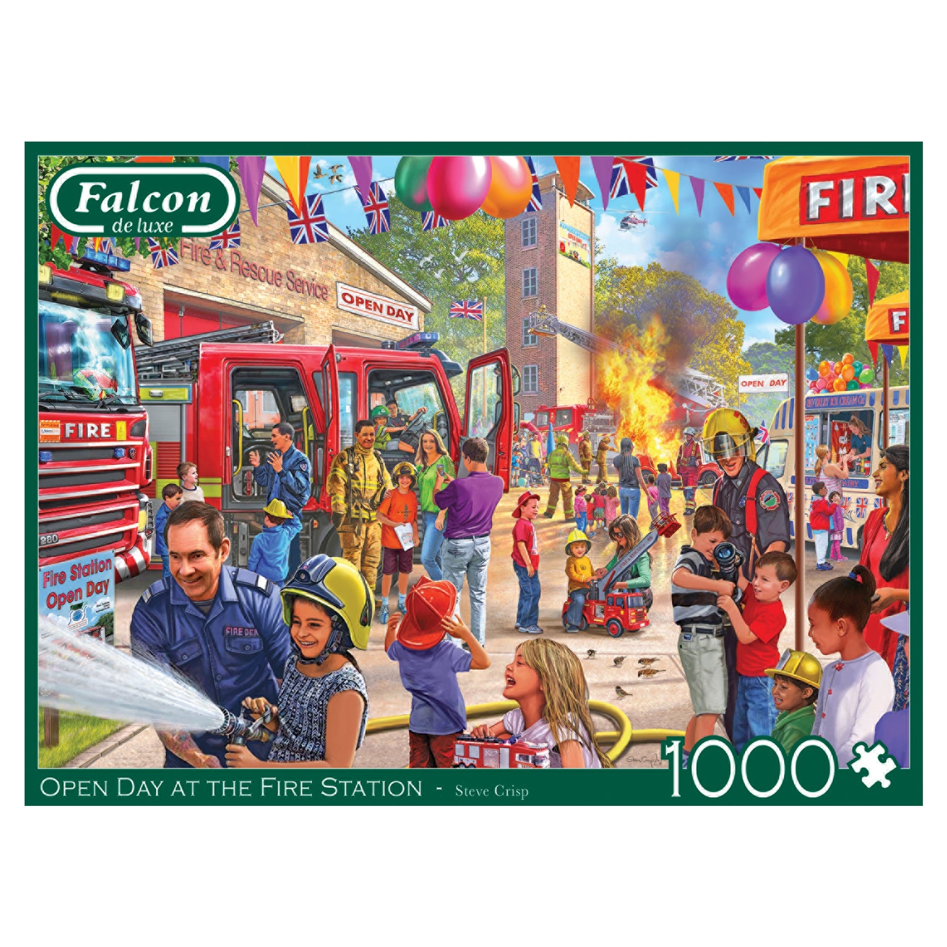 Falcon - Open Day at the Fire Station (1000 pieces) - product image - Jumboplay.com