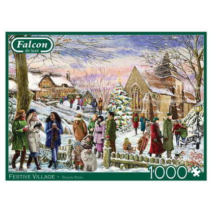 Falcon Festive Village 1000pcs - product image - Jumboplay.com