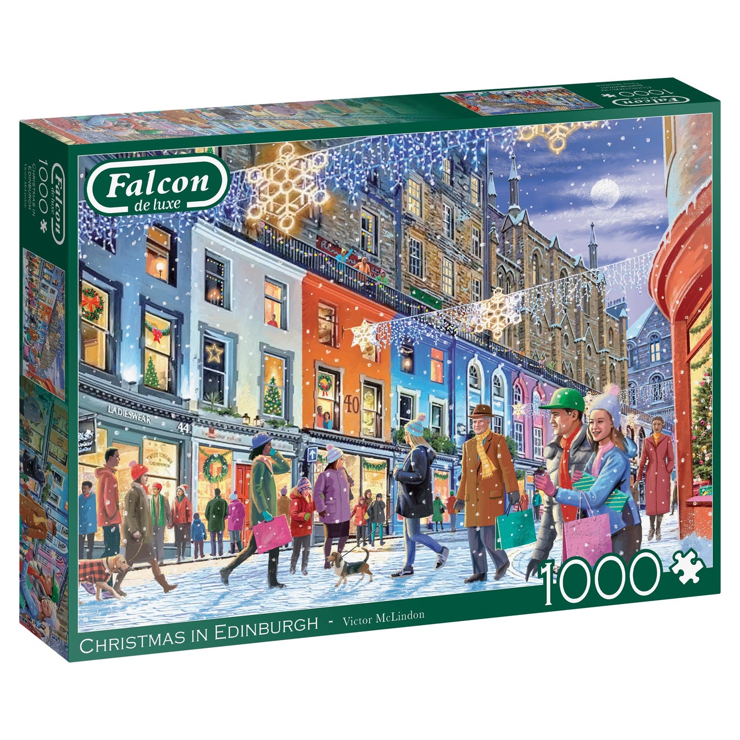 Falcon Christmas in Edinburgh 1000pcs - product image - Jumboplay.com