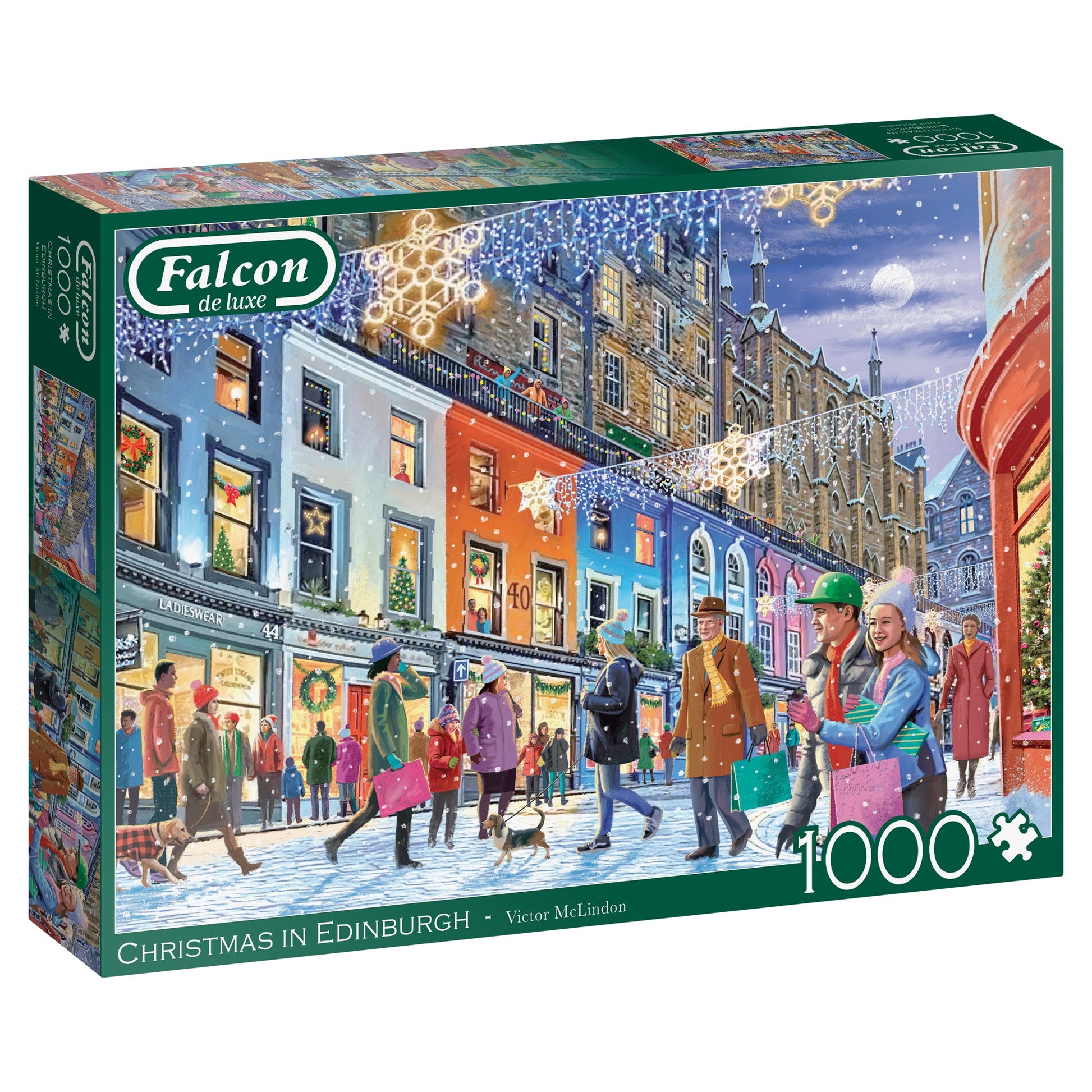 Falcon Christmas in Edinburgh 1000pcs - product image - Jumboplay.com