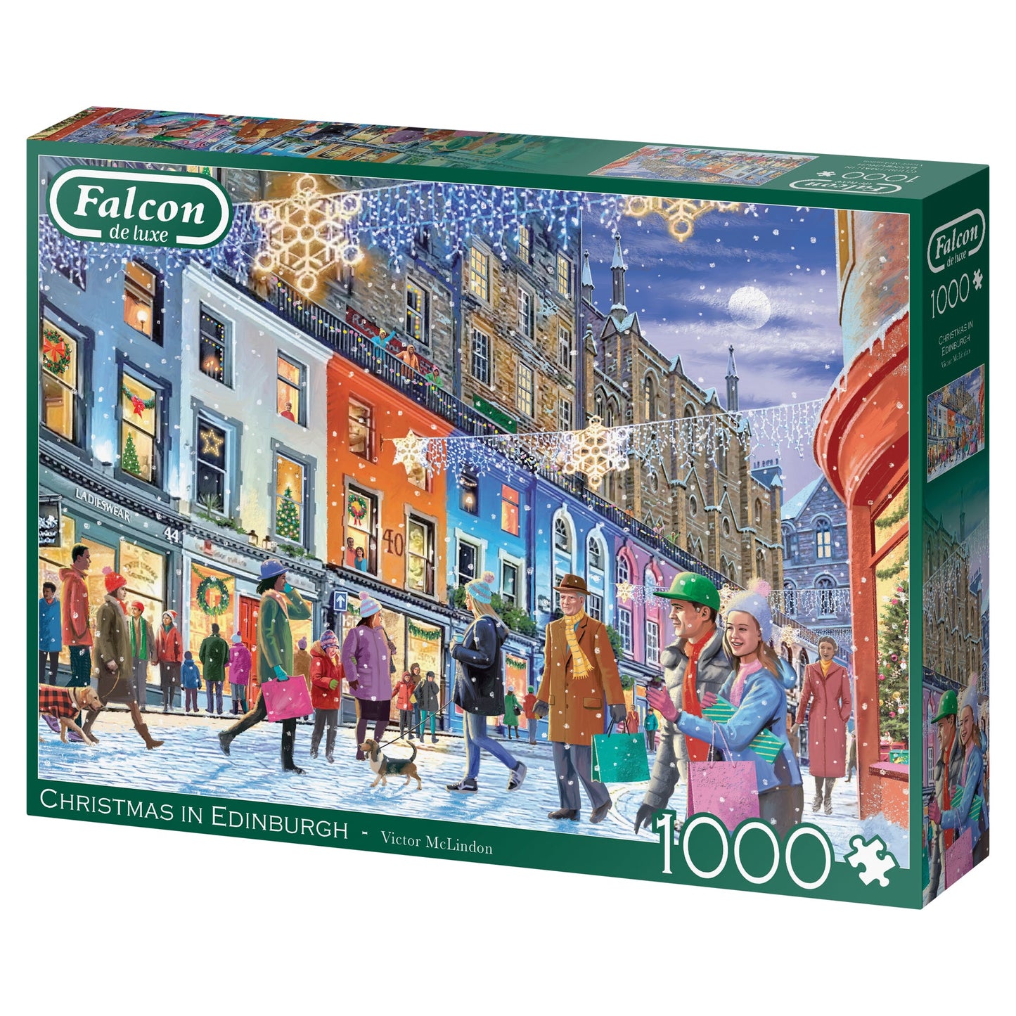 Falcon Christmas in Edinburgh 1000pcs - product image - Jumboplay.com