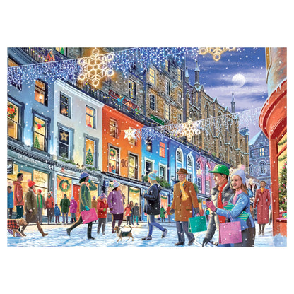 Falcon Christmas in Edinburgh 1000pcs - product image - Jumboplay.com