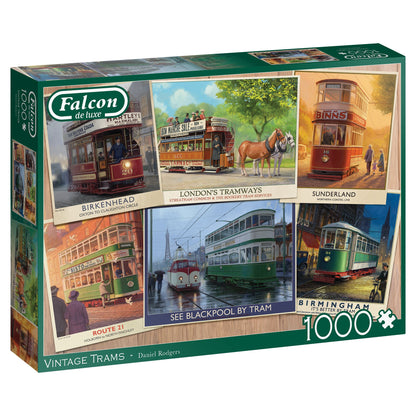 Falcon - Vintage Trams (1000 pieces) - product image - Jumboplay.com