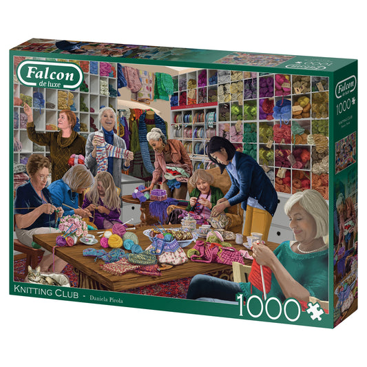 Falcon - The Knitting Club (1000 pieces) - product image - Jumboplay.com