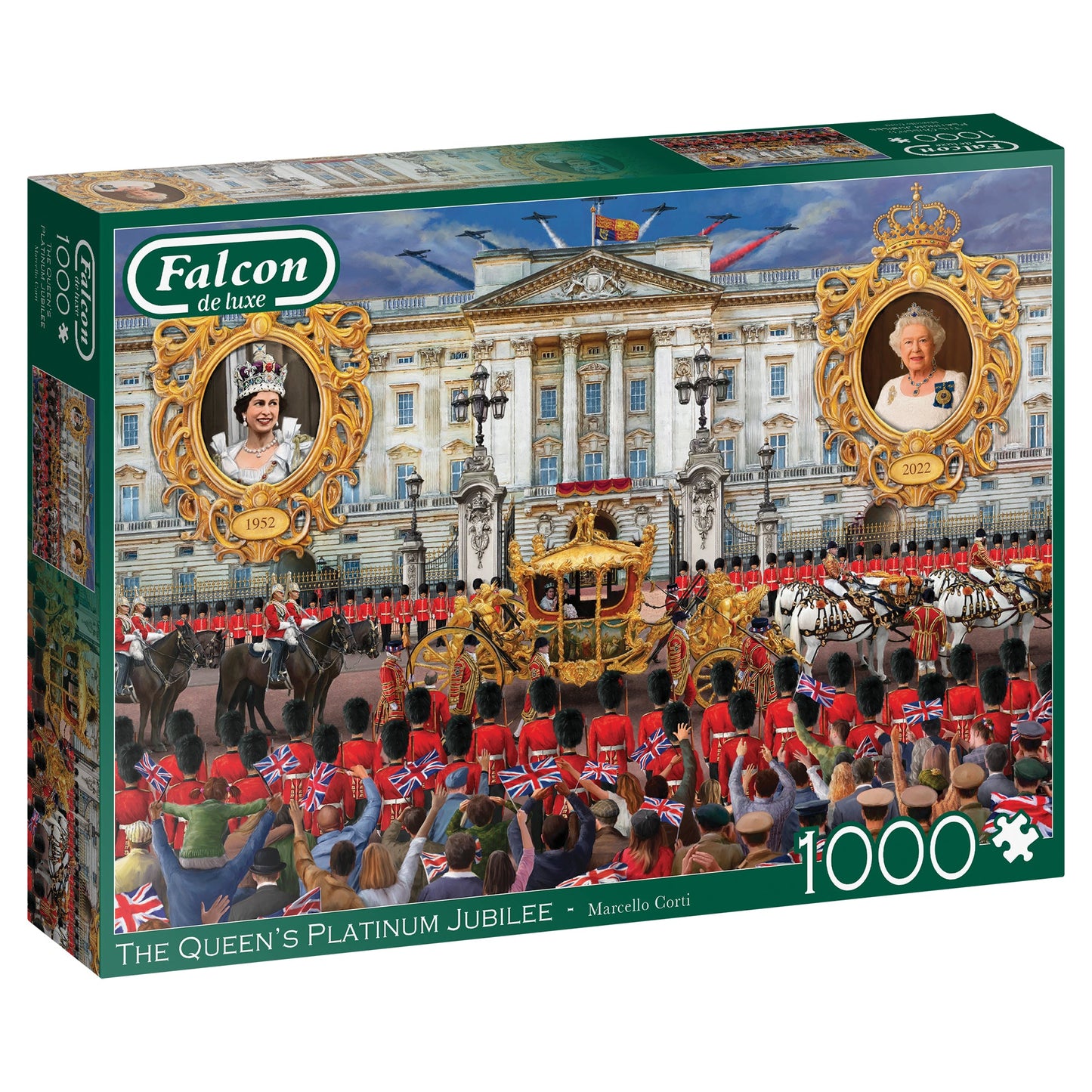 Falcon - The Queen's Platinum Jubilee (1000 pieces) - product image - Jumboplay.com
