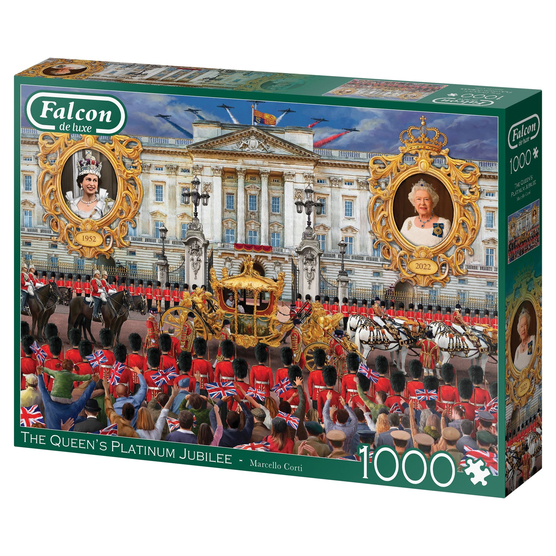 Falcon - The Queen's Platinum Jubilee (1000 pieces) - product image - Jumboplay.com