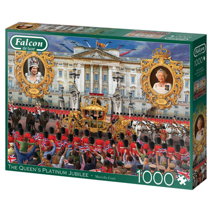 Falcon - The Queen's Platinum Jubilee (1000 pieces) - product image - Jumboplay.com