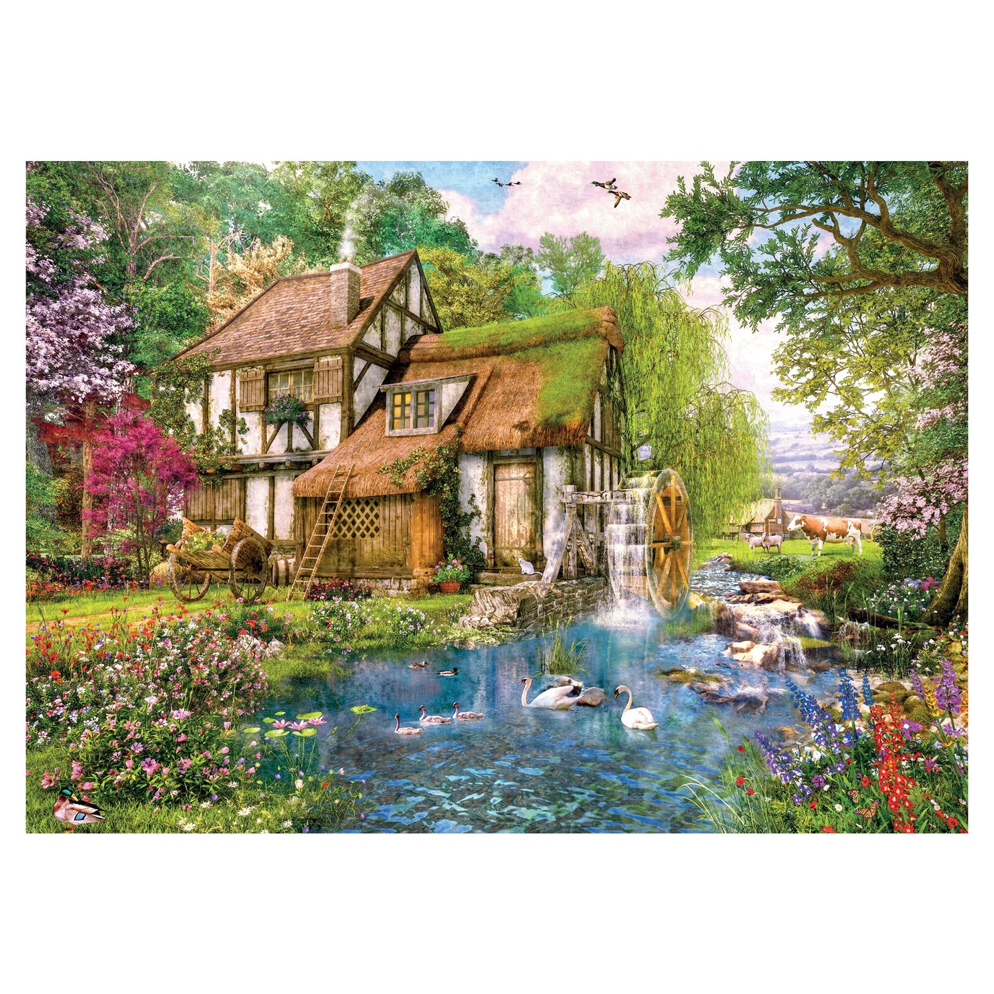 Falcon - Watermill Cottage (1000 pieces) - product image - Jumboplay.com