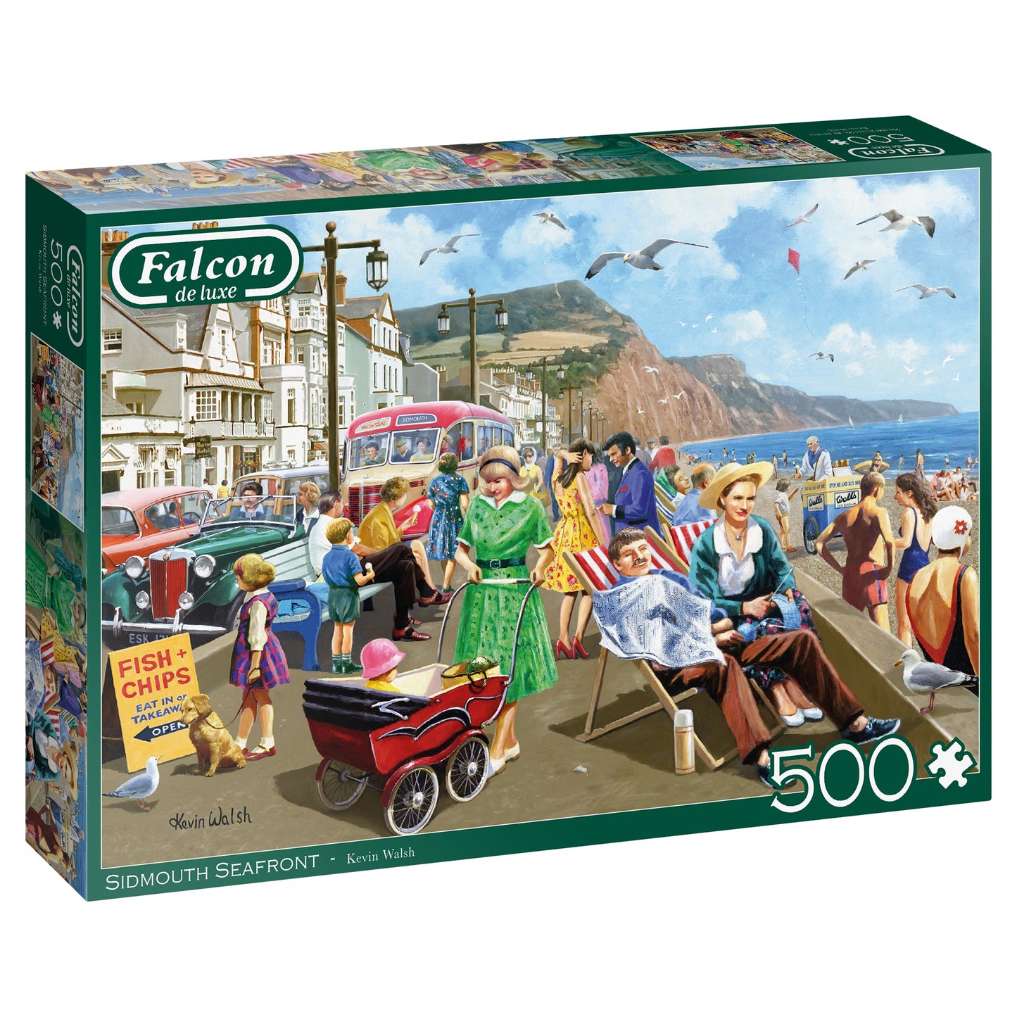 Falcon - Sidmouth Seafront (500 pieces) - product image - Jumboplay.com