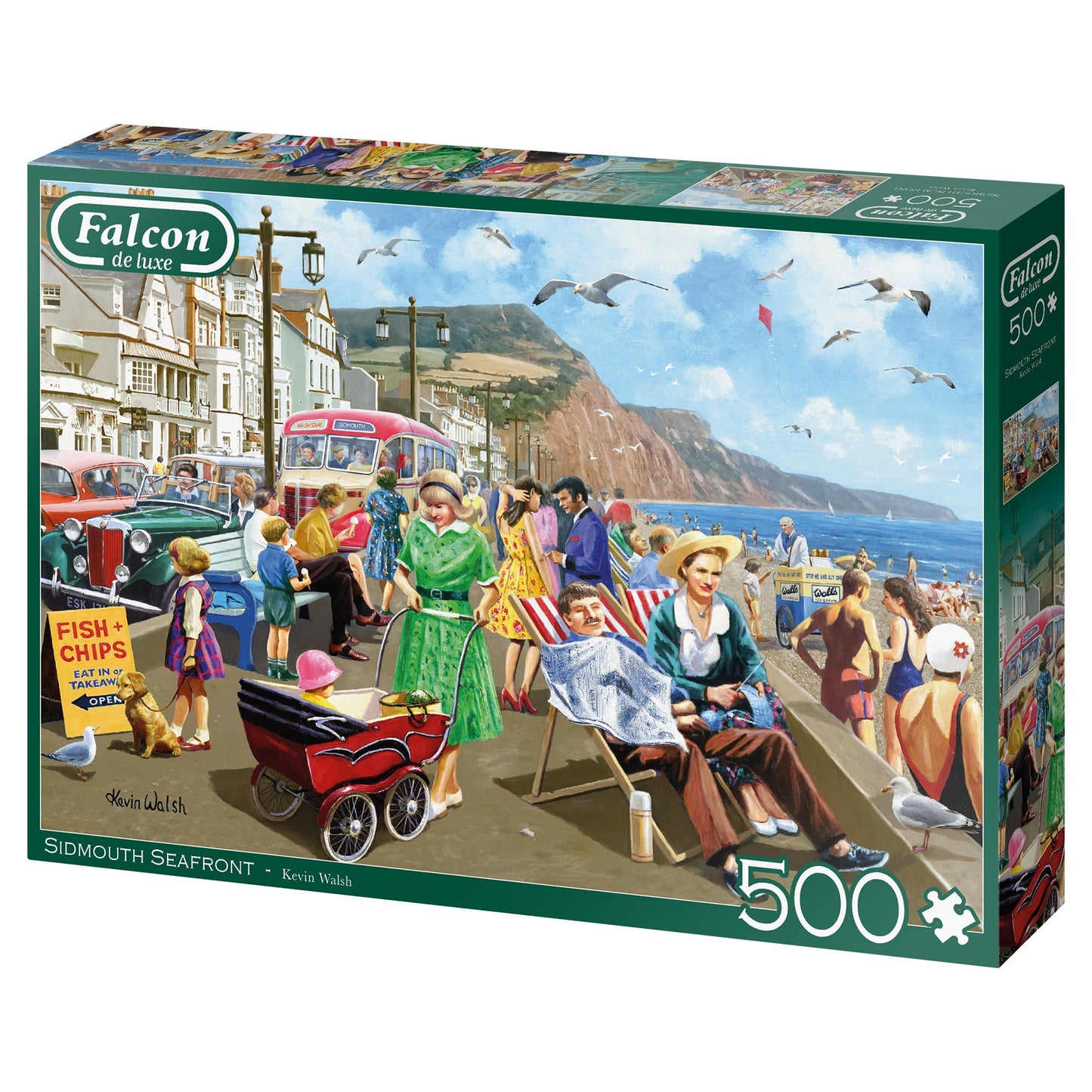 Falcon - Sidmouth Seafront (500 pieces) - product image - Jumboplay.com
