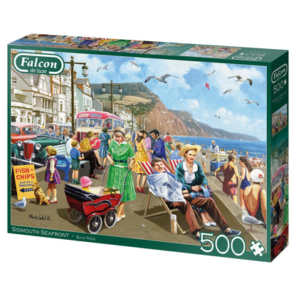 Falcon - Sidmouth Seafront (500 pieces) - product image - Jumboplay.com