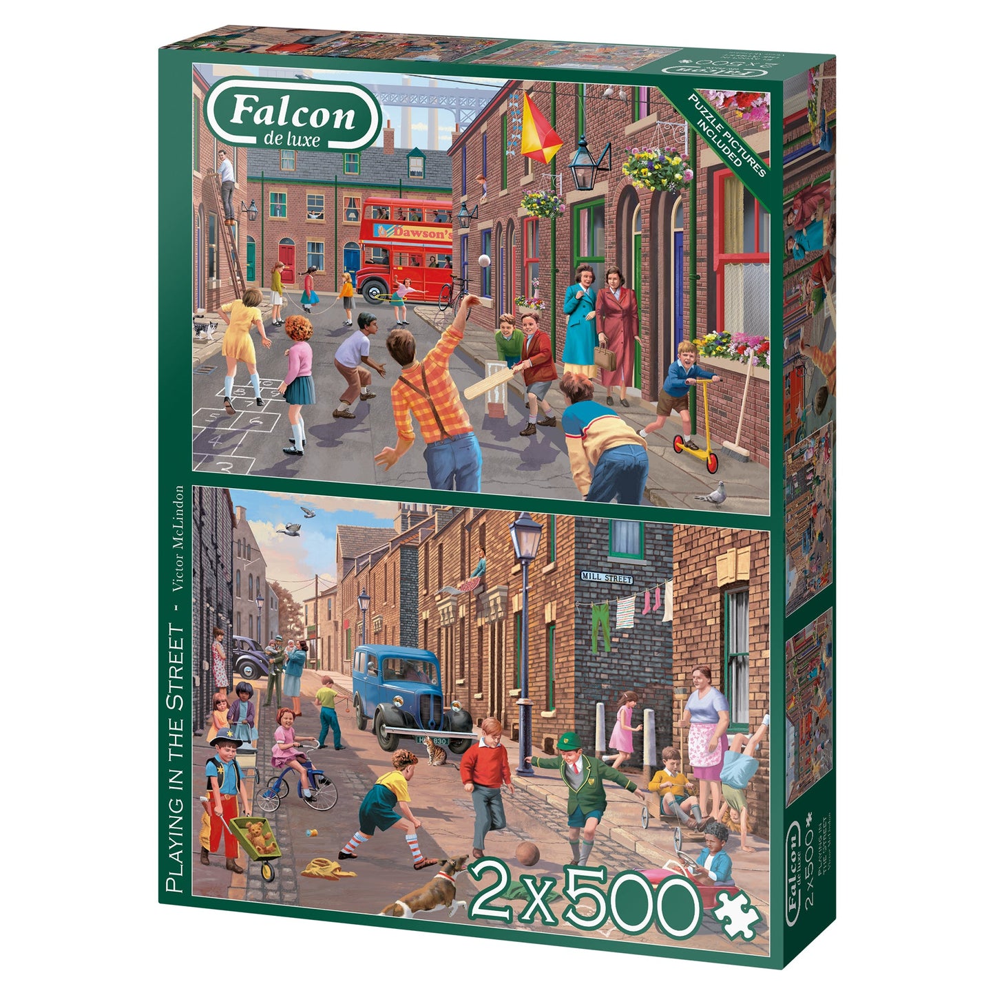 Falcon - Playing in the Street (2x500 pieces) - product image - Jumboplay.com