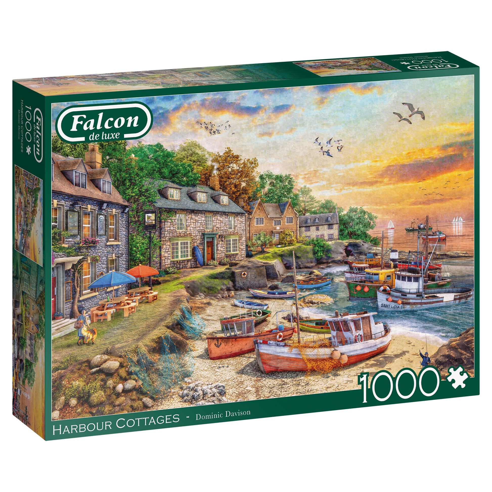 Falcon - Harbour Cottages (1000 pieces) - product image - Jumboplay.com
