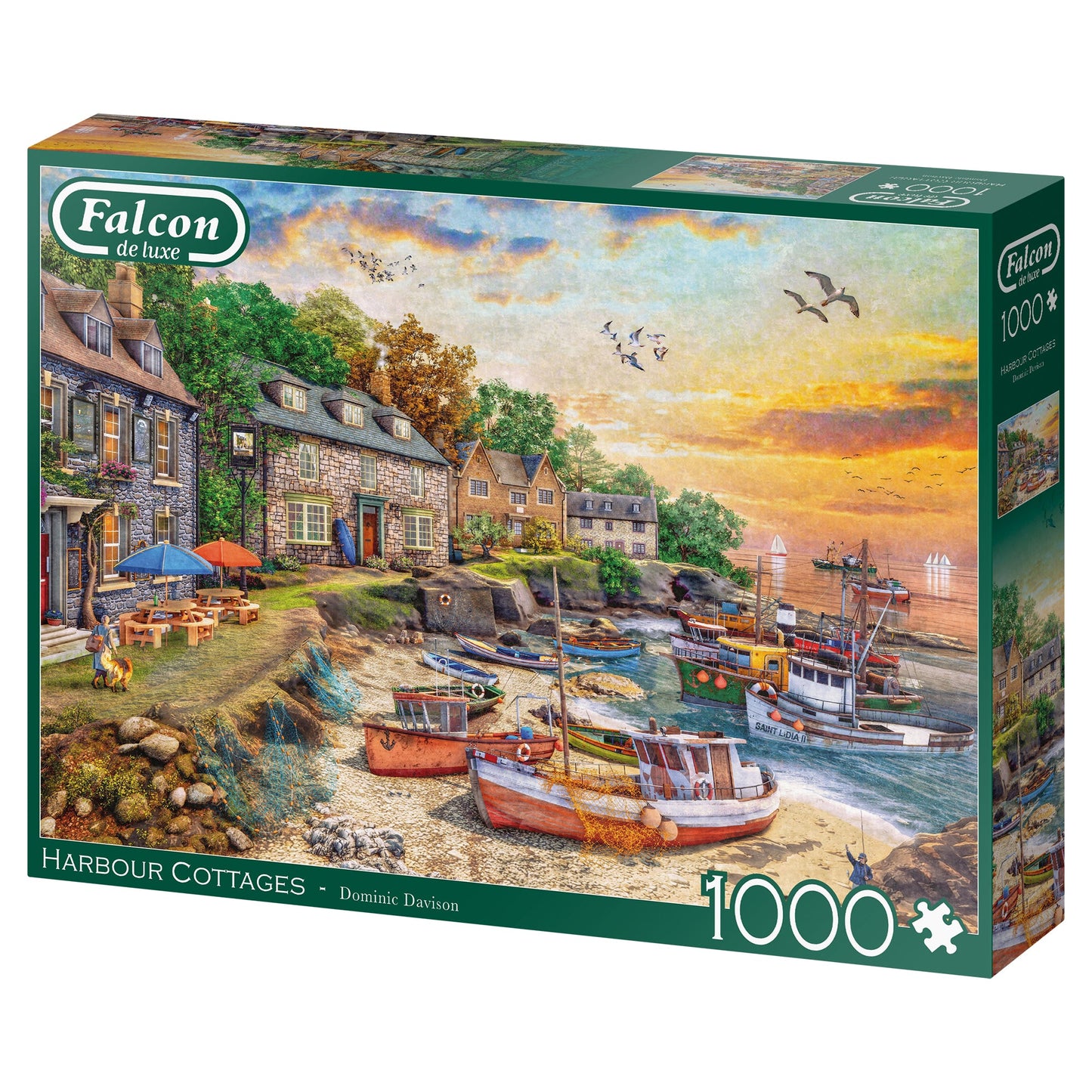 Falcon - Harbour Cottages (1000 pieces) - product image - Jumboplay.com