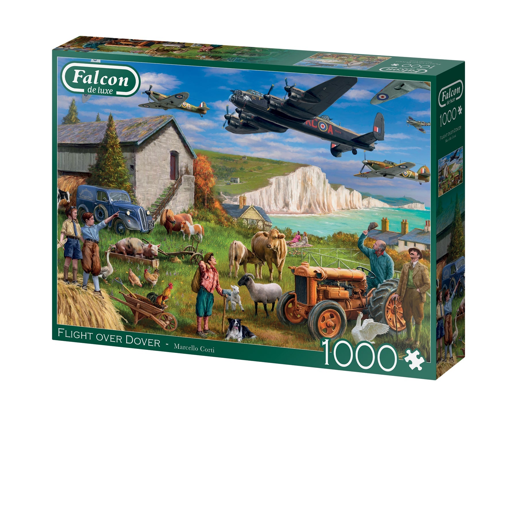 Falcon Flight over Dover 1000pcs - product image - Jumboplay.com