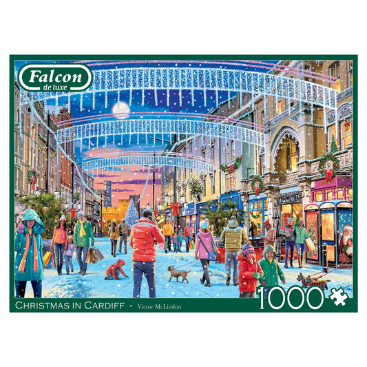 Falcon Christmas in Cardiff 1000pcs - product image - Jumboplay.com