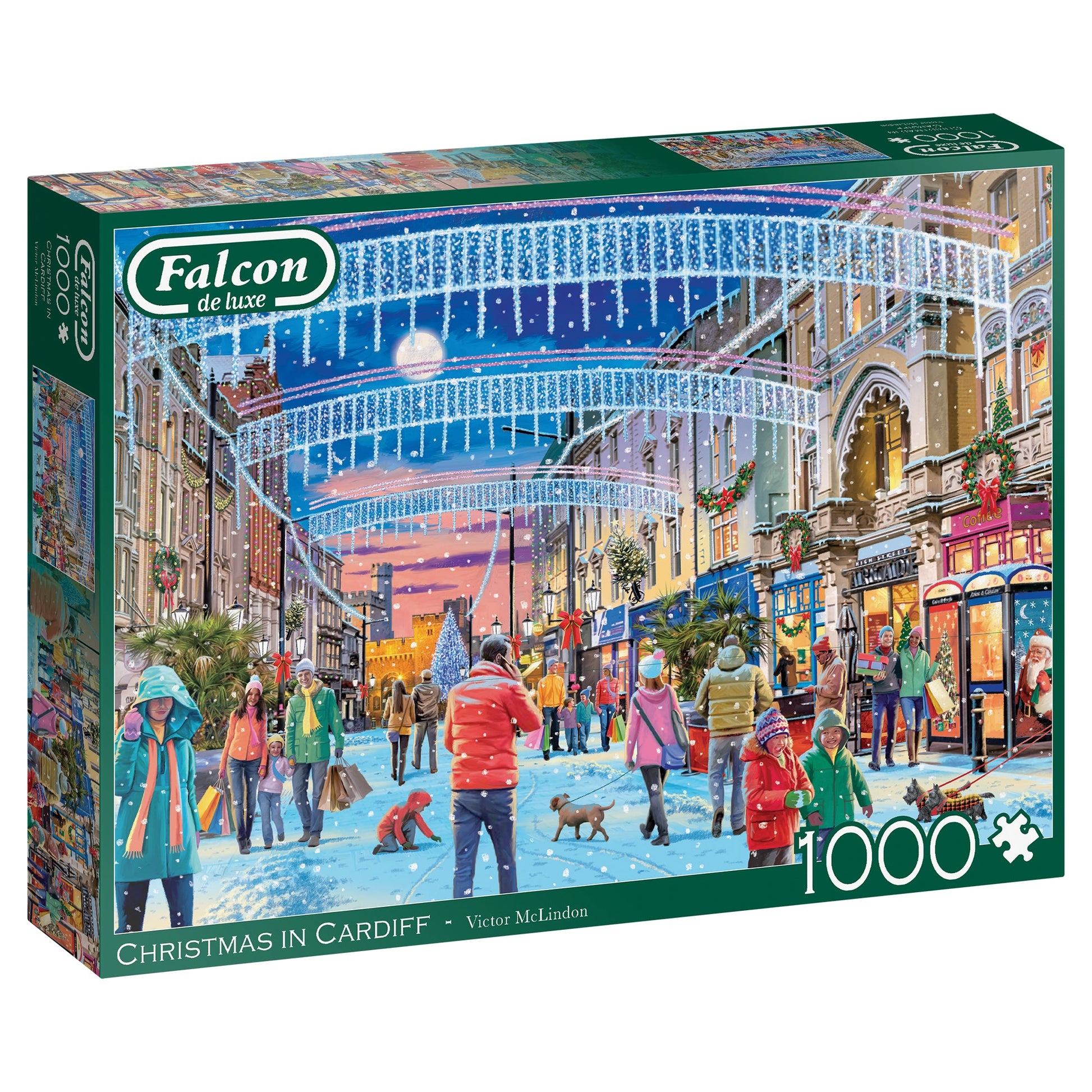 Falcon Christmas in Cardiff 1000pcs - product image - Jumboplay.com