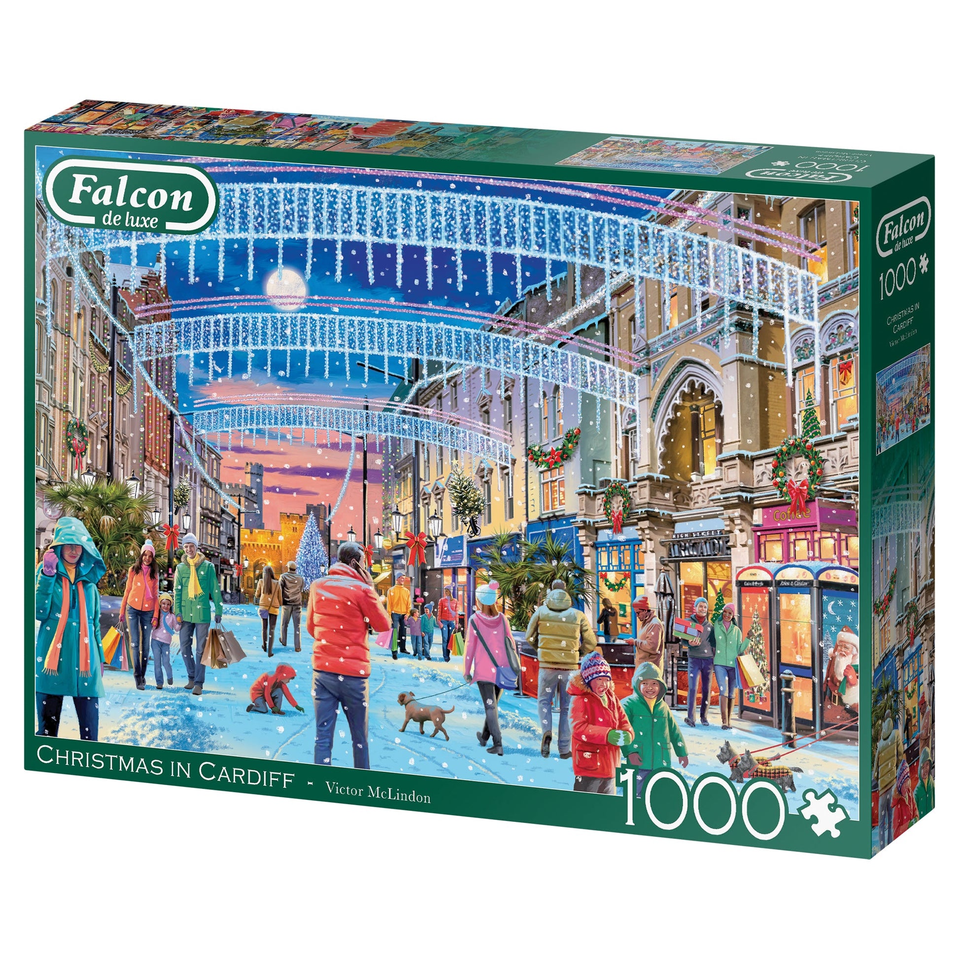 Falcon Christmas in Cardiff 1000pcs - product image - Jumboplay.com