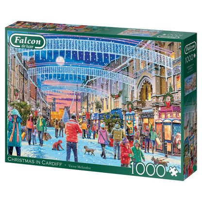 Falcon Christmas in Cardiff 1000pcs - product image - Jumboplay.com