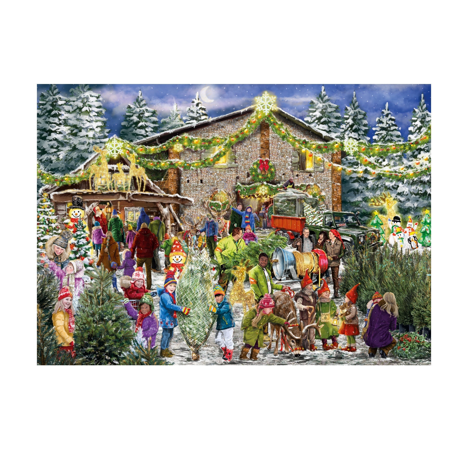 Falcon The Christmas Tree Farm 2x1000 pcs - product image - Jumboplay.com