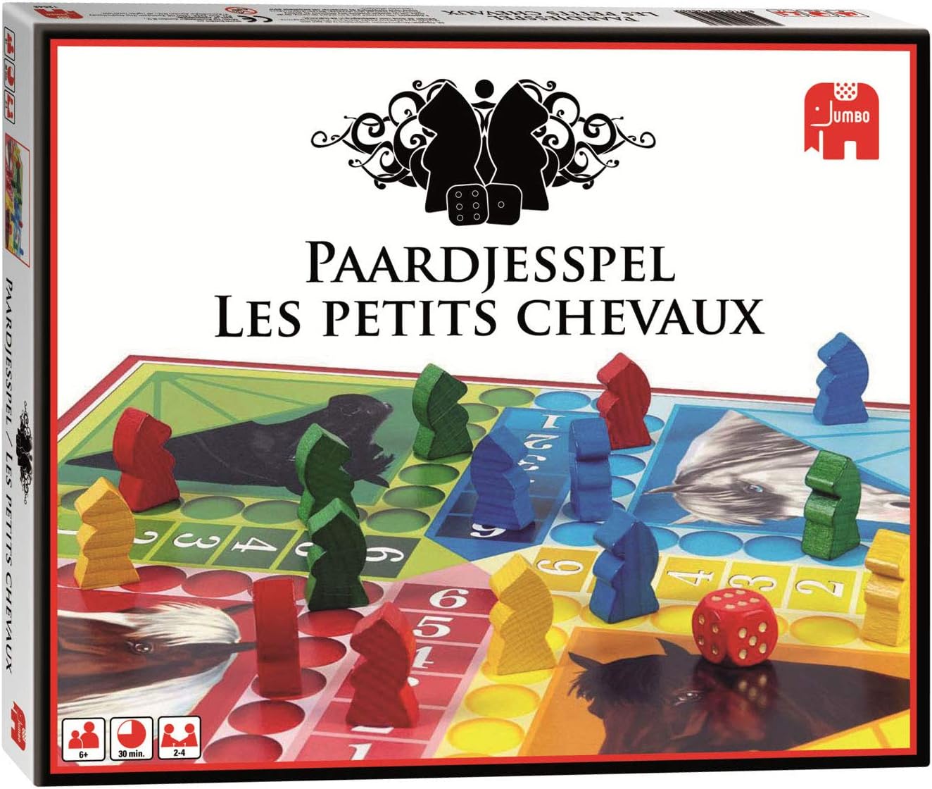 Paardjesspel / Petits Chevaux - product image - Jumboplay.com