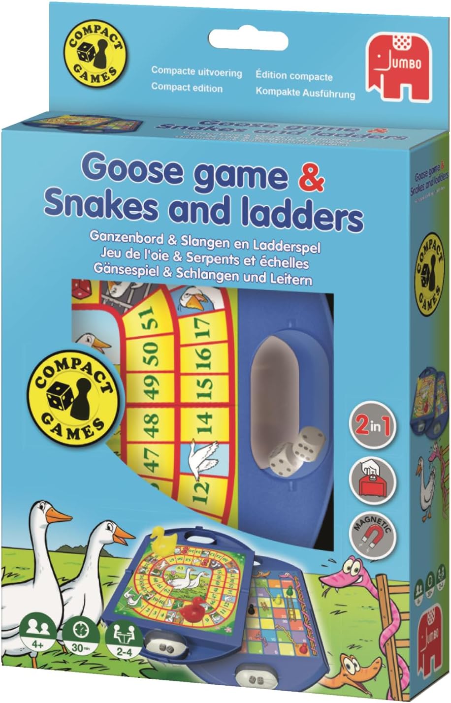 Goose Game & Snakes and Ladders Travel - product image - Jumboplay.com
