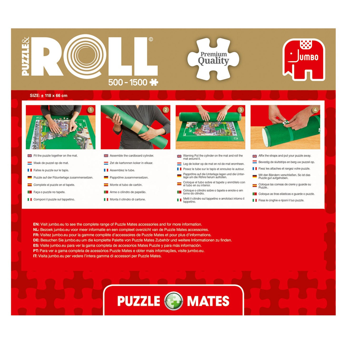 Puzzle Mates - Puzzle & Roll (up to 1500 piece puzzles) - product image - Jumboplay.com