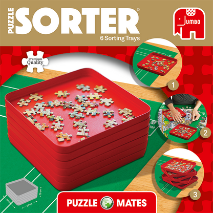 Puzzle Mates - Puzzle Sorter (6 Trays 20x20cm) - product image - Jumboplay.com